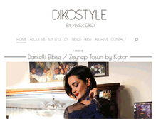 Tablet Screenshot of dikostyle.com